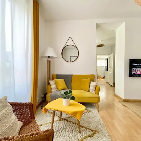 Bohemia - Best Keys - Ideal Pro & Couple - Cosy - Centre Ville - Smart Tv - Netflix & Wifi Fibre - Check-In Autonome - Parking Facile & Gratuit - Confort & Equipements Premium Sens Exterior photo