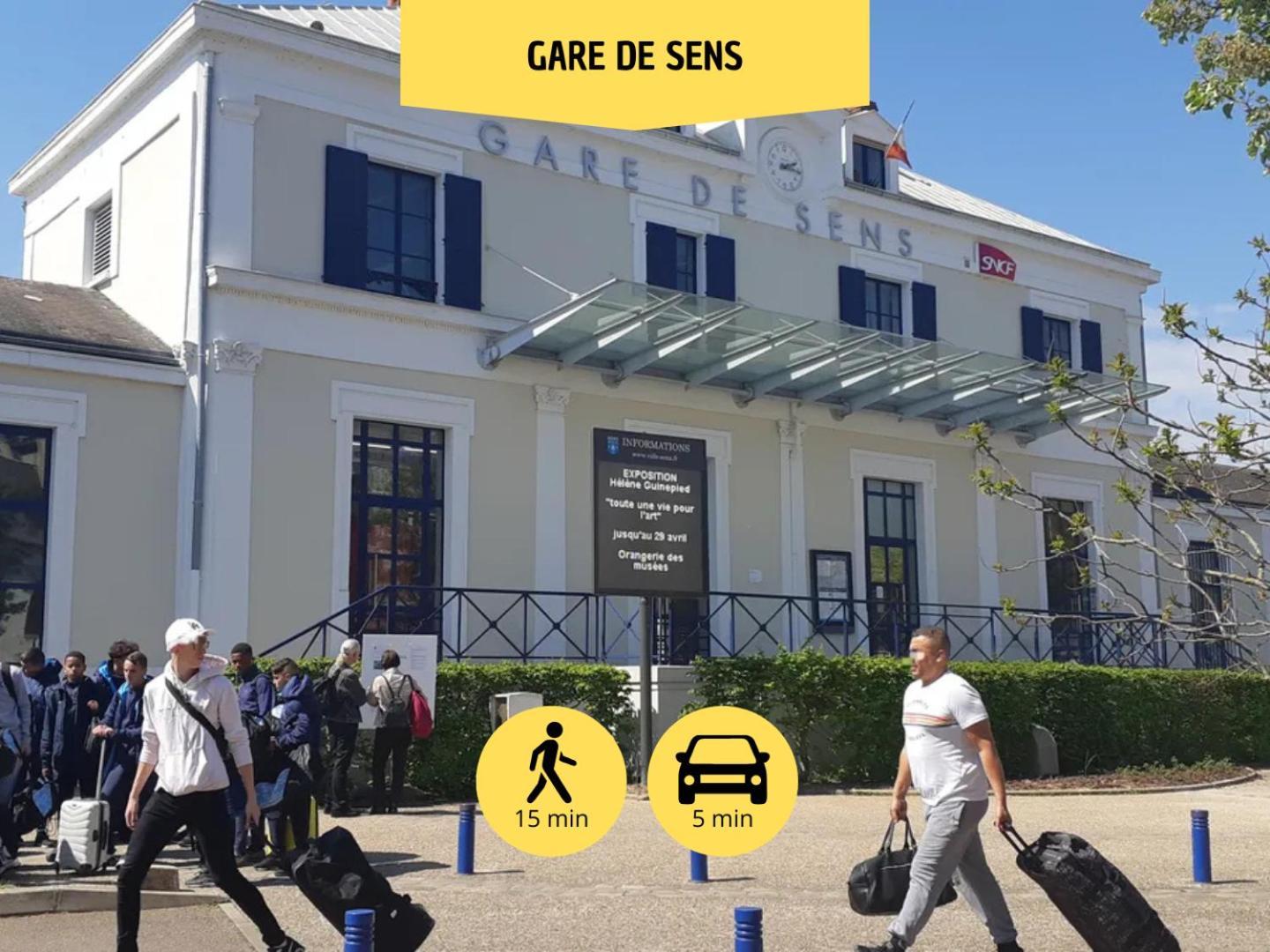 Bohemia - Keys - Ideal Pro & Couple - Cosy - Centre - Smart Tv - Netflix & Wifi Fibre - Check-in Autonome - Parking Facile & Gratuit - Confort & Equipements Premium Apartment Sens